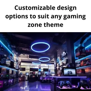 Customizable design options to suit any gaming zone theme